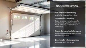 reduce garage door noise